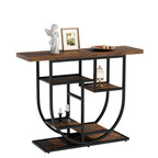 MemoCastle Modern Console Table for Entryway with Storage: 41.3 Inch Wood Sofa Tables for Living Room - Narrow Farmhouse Accent Desk for Home Decor