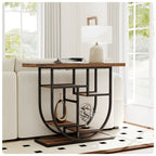 MemoCastle Modern Console Table for Entryway with Storage: 41.3 Inch Wood Sofa Tables for Living Room - Narrow Farmhouse Accent Desk for Home Decor