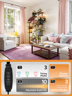 MemoCastle Lighted Plant Stand with Grow Lights – Multi Tier Metal Shelf Rack for Indoor Succulent Flower Tree or Herb Display