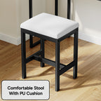 Small Vanity Desk with Mirror for Bedroom: Compact Makeup Table Set with Lights - 31.5 inch White Dresser Vanities with Chair for Girls