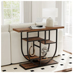 MemoCastle Modern Console Table for Entryway with Storage: 41.3 Inch Wood Sofa Tables for Living Room - Narrow Farmhouse Accent Desk for Home Decor